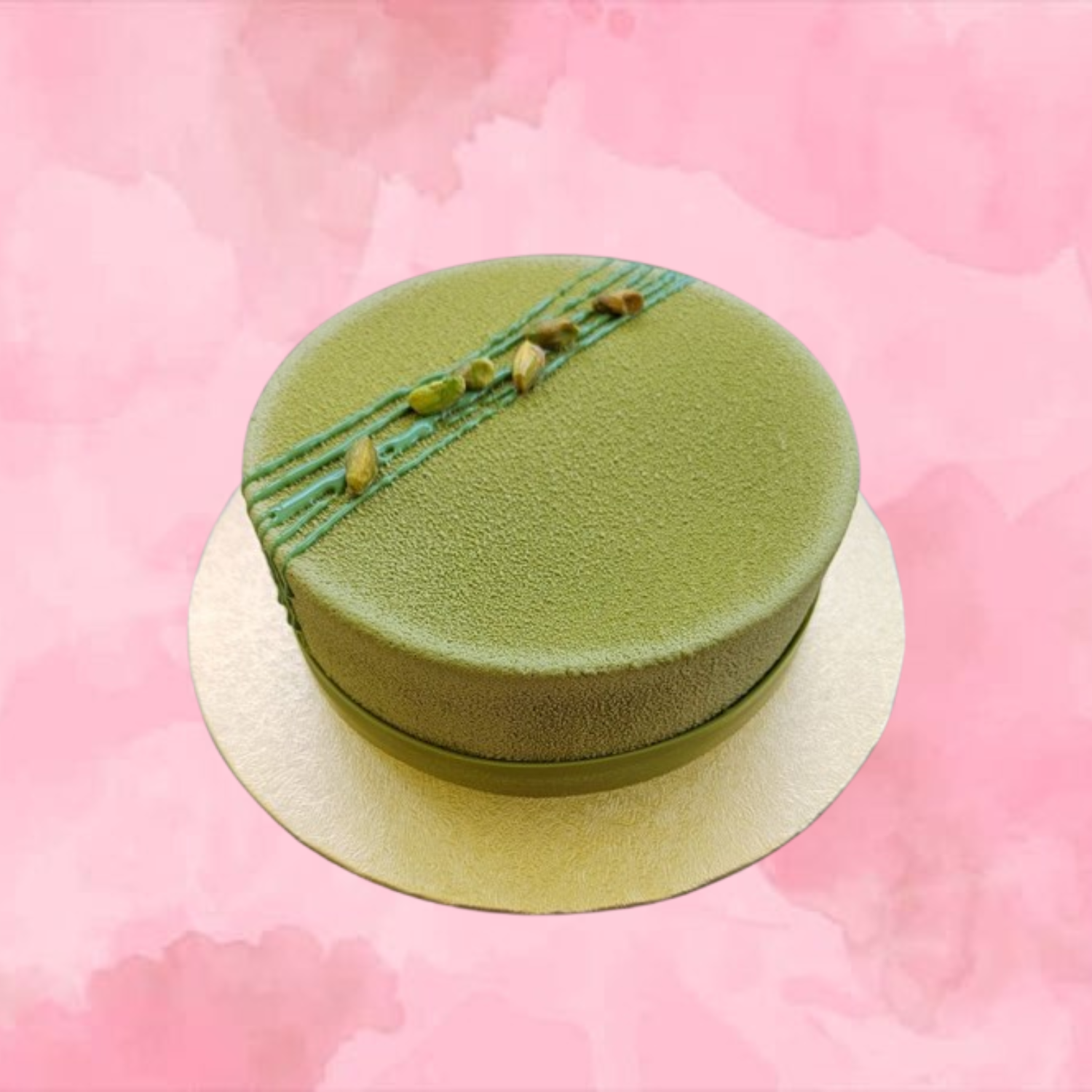 Matcha Pistachio Cream Cake